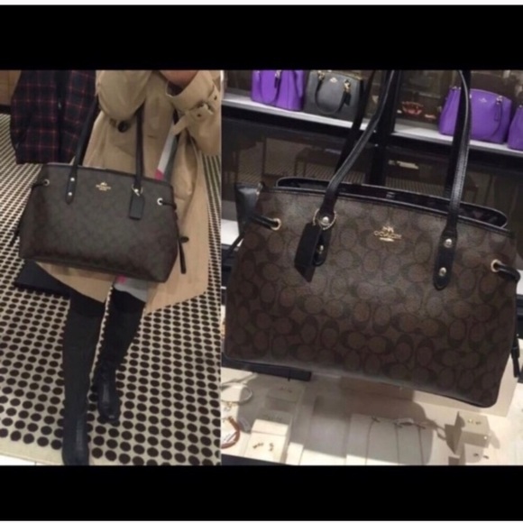 🎁🌸coach carryalldrawstring tote set shoulder bag - Picture 5 of 8